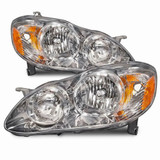 KarParts360: For 2005 06 07 2008 Toyota Corolla Headlight Assembly with Bulbs (CLX-M0-TY866-B001L-CL360A1-PARENT1)