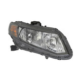 KarParts360: For 2013 2014 2015 Honda Civic Headlight Assembly w/Bulbs (CLX-M0-HD593-B121L-CL360A2-PARENT1)