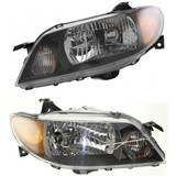KarParts360: For 2001 2002 2003 Mazda Protege Headlight Assembly w/ Bulbs (CLX-M0-MZ213-B101L-CL360A1-PARENT1)