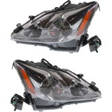 CarLights360: For 2006 2007 2008 Lexus IS250 Headlight Assembly DOT Certified w/o Auto Level Halogen (CLX-M0-20-6824-01-1-CL360A1-PARENT1)