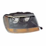 CarLights360: For 1999 2000 2001 Jeep Grand Cherokee Headlight Assembly DOT Certified Amber Lens w/ Bulbs (Vehicle Trim: Laredo ; Sport; To 01/2002) (CLX-M0-20-5576-00-1-CL360A2-PARENT1)