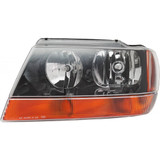 CarLights360: For 1999 2000 2001 Jeep Grand Cherokee Headlight Assembly DOT Certified Amber Lens w/ Bulbs (Vehicle Trim: Laredo ; Sport; To 01/2002) (CLX-M0-20-5576-00-1-CL360A2-PARENT1)