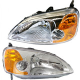 KarParts360: For 2001 2002 03 Honda Civic Headlight Assembly (CLX-M0-HD400-A001L-CL360A1-PARENT1)
