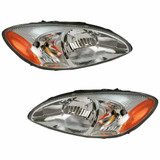 CarLights360: For 2000-2007 Ford Taurus Headlight Assembly CAPA Certified w/ Bulbs (CLX-M0-20-5822-00-9-CL360A1-PARENT1)