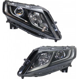 KarParts360: For 2018 2019 HONDA ODYSSEY Head Light Assembly  Side w/Bulbs (Black Housing)  Replaces HO2502185 CAPA Certified (CLX-M0-317-1184L-AC2-CL360A1-PARENT1)