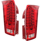 CarLights360: For 2010 - 2016 Cadillac SRX Tail Light Assembly Driver and Passenger Side DOT Certified w/Bulbs - Replaces GM2800255 GM2801255 (PLX-M0-11-6920-00-1-CL360A1)