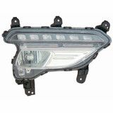 KarParts360: For 2017 2018 HYUNDAI SANTA FE Fog Light Assembly  w/Bulbs Replaces HY2592164 CAPA Certified (CLX-M0-321-2040L-AC-CL360A1-PARENT1)