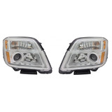 KarParts360: For GMC Terrain Headlight Assembly 2016 2017 (Chrome)  DOT Certified  (Vehicle Trim: Sport Utility) (CLX-M0-20-9142-90-1-CL360A1-PARENT1)