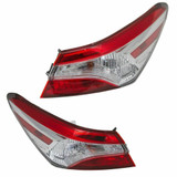 KarParts360: For Toyota Camry Tail Light Assembly Type 2018 Replaces DOT Certified- (Vehicle Trim: Hybrid LE; Sedan) (CLX-M0-11-9032-00-1-CL360A1-PARENT1)