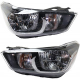 KarParts360: For 2016-2022 Chevy SPARK Head Light Assembly Side w/Bulbs Black Housing Replaces GM2502468 (CLX-M0-335-1191L-AS2-CL360A1-PARENT1)