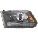 KarParts360: For 2016 2017 2018 RAM 1500 Head Light Assembly  Side w/Bulbs (Black Housing)  Replaces CH2502289 CAPA Certified (CLX-M0-334-1137L-ACN2-CL360A1-PARENT1)