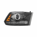 KarParts360: For 2016 2017 2018 RAM 1500 Head Light Assembly  Side w/Bulbs (Black Housing)  Replaces CH2502289 CAPA Certified (CLX-M0-334-1137L-ACN2-CL360A1-PARENT1)