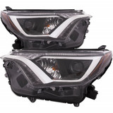 KarParts360: Fits Toyota RAV4 Headlight Assembly 2016 2017 2018 Black Housing For TO2502247 CAPA Certified (CLX-M0-312-11AGL-AC2-CL360A1-PARENT1)