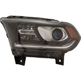 KarParts360: For 2016 2017 2018 DODGE DURANGO Head Light Assembly  Side w/Bulbs (Black Housing)  Replaces CH2502302 CAPA Certified (CLX-M0-334-1139L-ACD2-CL360A1-PARENT1)
