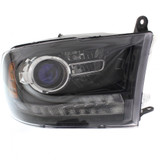 KarParts360: For 2016 2017 2018 2019 RAM 3500 Head Light Assembly  Side w/Bulbs (Black Housing)  Replaces CH2502289 CAPA Certified (CLX-M0-334-1137L-ACN2-CL360A4-PARENT1)