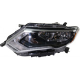 KarParts360: For Nissan Rogue Headlight Assembly 2017 Black Housing CAPA Certified For NI2502254 (CLX-M0-315-11AKL-AC2-CL360A1-PARENT1)