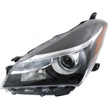 KarParts360: For Toyota Yaris Headlight Assembly 2015 2016 2017 | Black Housing | CAPA Certified (CLX-M0-312-11F5L-UC2-CL360A1-PARENT1)