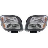 KarParts360: For 2013 2014 2015 GMC TERRAIN Head Light Assembly  Side w/Bulbs (Black Housing)  Replaces GM2502381 CAPA Certified (CLX-M0-335-1161L-AC2-CL360A1-PARENT1)