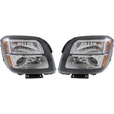 KarParts360: For 2013 2014 2015 GMC TERRAIN Head Light Assembly  Side w/Bulbs (Black Housing)  Replaces GM2502381 CAPA Certified (CLX-M0-335-1161L-AC2-CL360A1-PARENT1)
