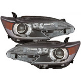 KarParts360: For 2014 2015 2016 SCION tC Head Light Assembly  Side (Black Housing)  Replaces SC2518109 CAPA Certified (CLX-M0-328-1102L-UC2-CL360A1-PARENT1)