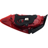 KarParts360: Fits 2015 INFINITI Q40 Tail Light Assembly  Side w/Bulbs Replaces IN2800118 CAPA Certified (CLX-M0-325-1901L-AC-CL360A4-PARENT1)