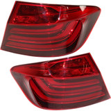 KarParts360: For BMW 550i Tail Light Assembly 2014 2015 2016 w/ Bulbs CAPA Certified (CLX-M0-344-1916L-AC-CL360A4-PARENT1)