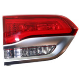 KarParts360: For 2014 2015 2016 2017 2018 JEEP GRAND CHEROKEE Tail Light Inner  Side w/Bulbs Replaces CH2802112 CAPA Certified (CLX-M0-333-1306L-AC8-CL360A1-PARENT1)