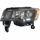 KarParts360: For 2016 JEEP GRAND CHEROKEE Head Light Assembly  Side w/Bulbs (Black Housing)  Replaces CH2502284 CAPA Certified (CLX-M0-333-1199L-AC2-CL360A1-PARENT1)
