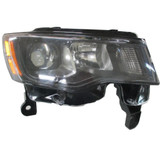 KarParts360: For 2016 JEEP GRAND CHEROKEE Head Light Assembly  Side w/Bulbs (Black Housing)  Replaces CH2502284 CAPA Certified (CLX-M0-333-1199L-AC2-CL360A1-PARENT1)