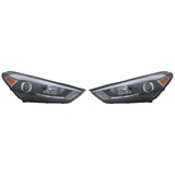 KarParts360: For Hyundai Tucson Headlight Assembly 2016 2017  w/ Bulbs CAPA Certified (CLX-M0-20-9746-00-9-CL360A1-PARENT1)