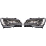 KarParts360: For 2015 2016 2017 CHRYSLER 300 Head Light Assembly  Side w/Bulbs Replaces CH2502268 CAPA Certified (CLX-M0-333-1193L-ACC1-CL360A1-PARENT1)