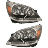 KarParts360: For 2005 2006 2007 HONDA ODYSSEY Head Light Assembly  Side (Black Housing)  Replaces HO2518108 CAPA Certified (CLX-M0-317-1144L-UC2C-CL360A1-PARENT1)