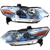 KarParts360: For 2012 2013 2014 HONDA INSIGHT Head Light Assembly  Side w/Bulbs Replaces HO2502149 CAPA Certified (CLX-M0-317-1159L-ACN3-CL360A1-PARENT1)