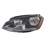 KarParts360: Fits Volkswagen Golf Headlight Assembly 2014 15 16 2017 w/ Bulbs (Black Housing) (CLX-M0-341-1136L-ASN2-CL360A1-PARENT1)