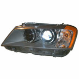 KarParts360: For BMW X3 Headlight Assembly 2011 12 13 2014 w/o bulbs and ballast LED Black Housing CAPA (CLX-M0-344-1153LMUCHM2-CL360A1-PARENT1)