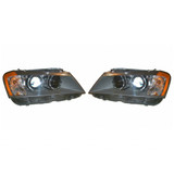 KarParts360: For BMW X3 Headlight Assembly 2011 12 13 2014 w/o bulbs and ballast LED Black Housing CAPA (CLX-M0-344-1153LMUCHM2-CL360A1-PARENT1)