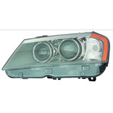 KarParts360: For BMW X3 Headlight Assembly 2011 12 13 2014 w/o bulbs and ballast LED Black Housing CAPA (CLX-M0-344-1153LMUCHM2-CL360A1-PARENT1)