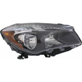 KarParts360: For Mercedes-Benz CLA250 Headlight Assembly 2014 15 16 17 2018 | w/ Bulbs | (Black Housing)  | CAPA Certified (CLX-M0-340-1142L-AC2-CL360A1-PARENT1)