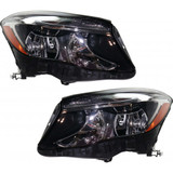 KarParts360: For Mercedes-Benz GLA250 Headlight Assembly 2015 2016 2017 2018 | w/ Bulbs | (Black Housing)  | CAPA Certified (CLX-M0-340-1153L-AC2-CL360A1-PARENT1)