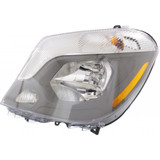 KarParts360: For Mercedes-Benz Sprinter 2500 Headlight Assembly 2014 15 16 17 2018 | w/Bulb | (Black Housing)  | CAPA Certified (CLX-M0-340-1151L-AC2-CL360A1-PARENT1)