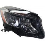 KarParts360: For Mercedes-Benz GLA45 AMG Headlight Assembly 2015 16 17 2018 | w/ Bulbs | (Black Housing)  | CAPA Certified (CLX-M0-340-1153L-AC2-CL360A2-PARENT1)