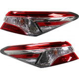 KarParts360: For Toyota Camry Tail Light Assembly 2018 w/ Bulbs CAPA Certified (CLX-M0-312-19ASL-AC-CL360A2-PARENT1)