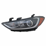 KarParts360: For Hyundai Elantra Headlight Assembly 2017 2018  CAPA Certified (CLX-M0-20-9808-90-9-CL360A1-PARENT1)