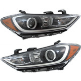KarParts360: For Hyundai Elantra Headlight Assembly 2017 2018  CAPA Certified (CLX-M0-20-9808-90-9-CL360A1-PARENT1)