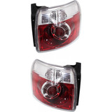 KarParts360: Fits 2007 - 2012 GMC ACADIA Tail Light Assembly  Side w/Bulbs Replaces GM2800216 CAPA Certified (CLX-M0-335-1941L-AC-CL360A1-PARENT1)