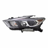 KarParts360: For Nissan Maxima Headlight Assembly 2016 2017 2018 w/ Bulbs Black Housing CAPA Certified (CLX-M0-315-11AAL-ACN2-CL360A1-PARENT1)