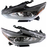 KarParts360: For Nissan Altima Headlight Assembly 2016 w/ Bulbs CAPA Certified (CLX-M0-315-11ABL-ACN7-CL360A1-PARENT1)