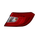 KarParts360: For 2018 2019 HONDA ACCORD Tail Light Assembly| w/Bulb Replaces HO2804118 CAPA Certified (CLX-M0-317-19AQL-AC-CL360A1-PARENT1)