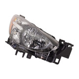 KarParts360: For 2016 MAZDA 2 Head Light Assembly  Side (Black Housing)  Replaces MA2518171 (CLX-M0-316-1152L-US2-CL360A1-PARENT1)