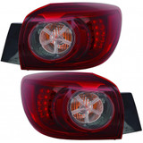 KarParts360: For 2014 2015 2016 2017 2018 MAZDA 3 Tail Light Assembly  Side w/Bulbs Replaces MA2804116 (CLX-M0-316-1939L-AS-CL360A1-PARENT1)